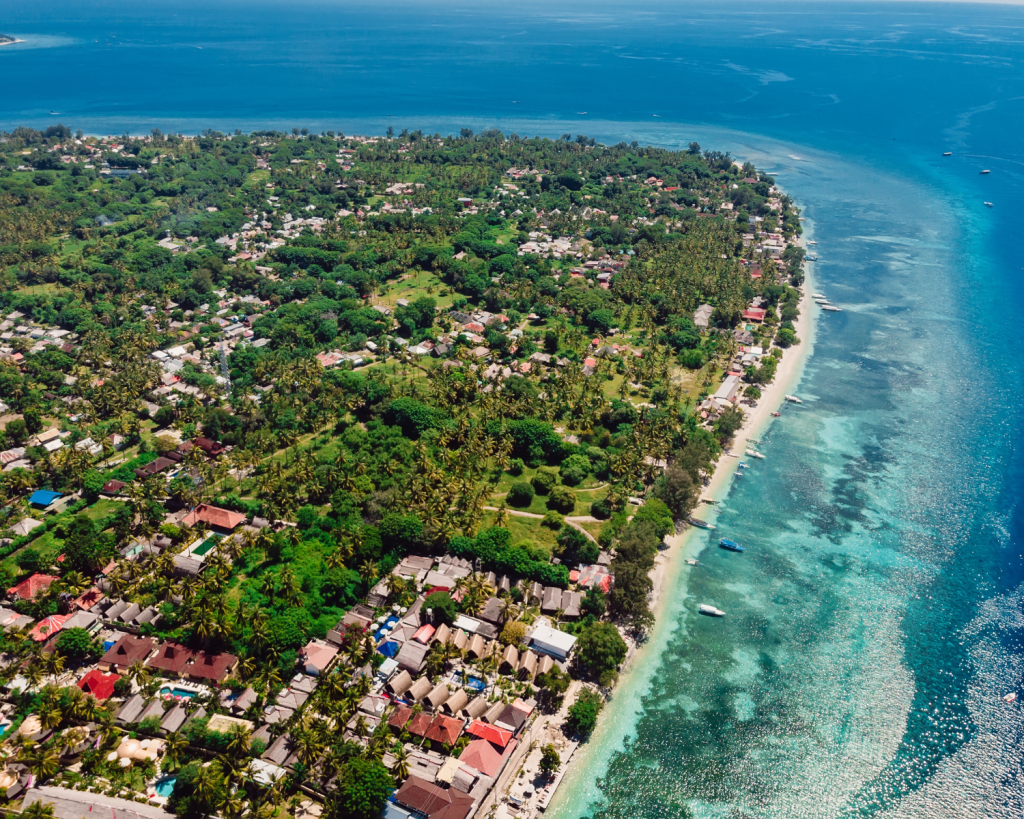 Gili Air ist die zweitgrößte Insel der Gili-Inseln. Sie liegt vor der Küste von Lombock in Indonesien.